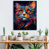 Disneyesque cats - paint by numbers